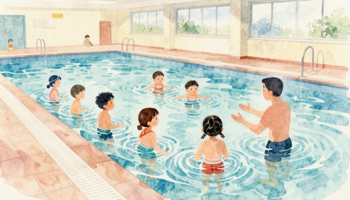 Dar clases de natación a niños con TDAH y autismo: herramientas prácticas para instructores de natación
