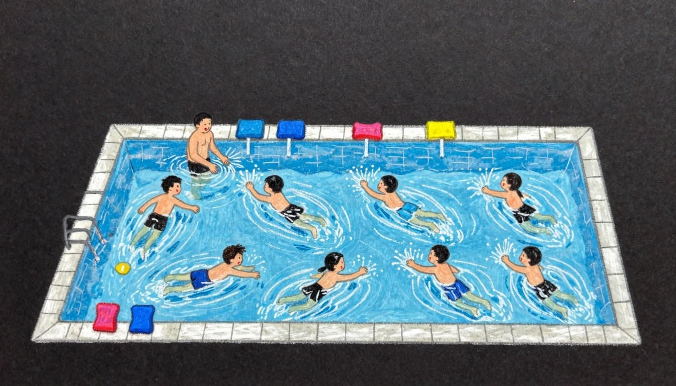 Wie Schwimmunterricht zur Entwicklung Ihres Kindes beiträgt: mehr als nur Wassersicherheit