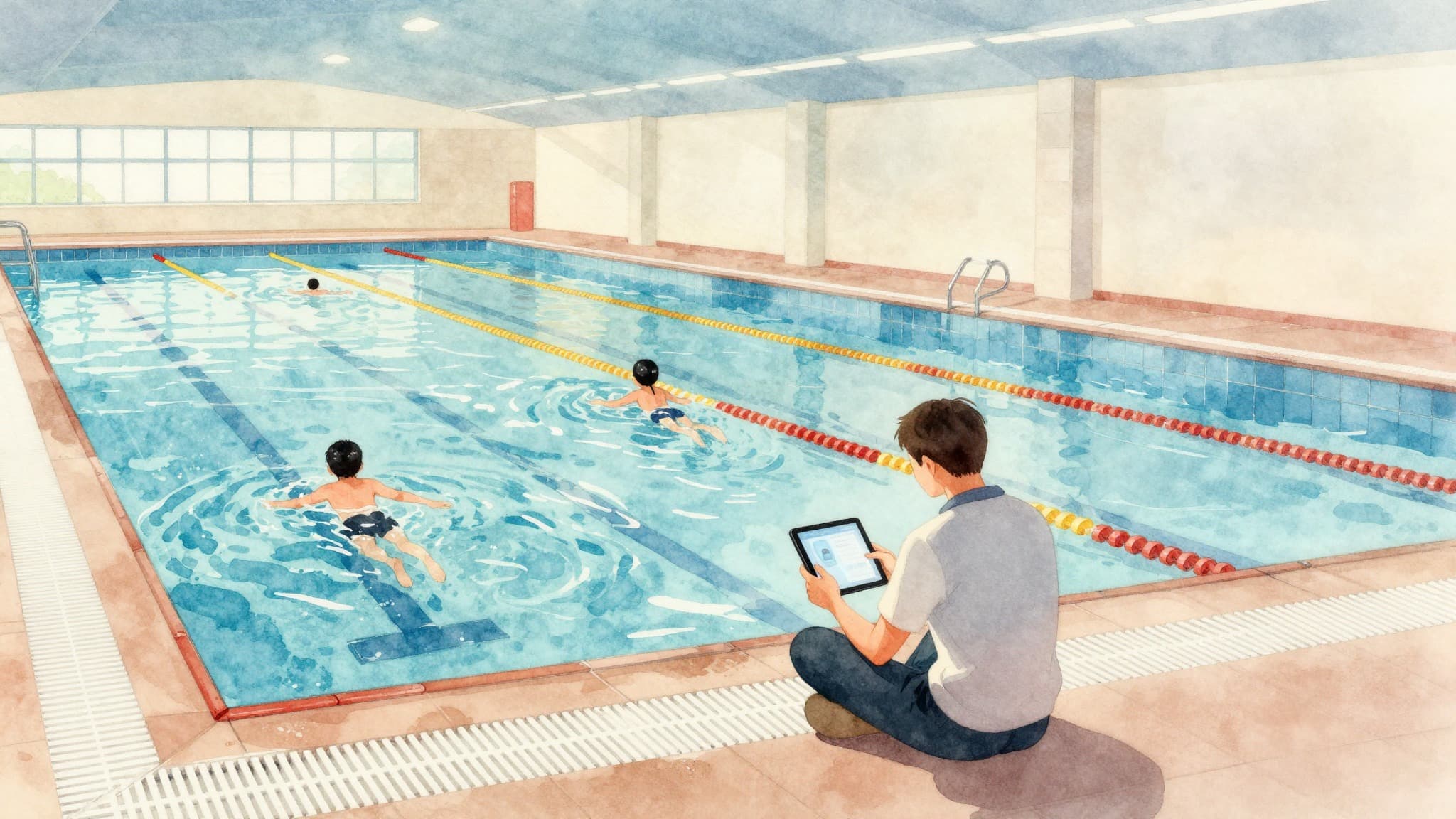 Komplette Übersicht Schwimmunterrichtsplanung und Software für Schwimmschulen