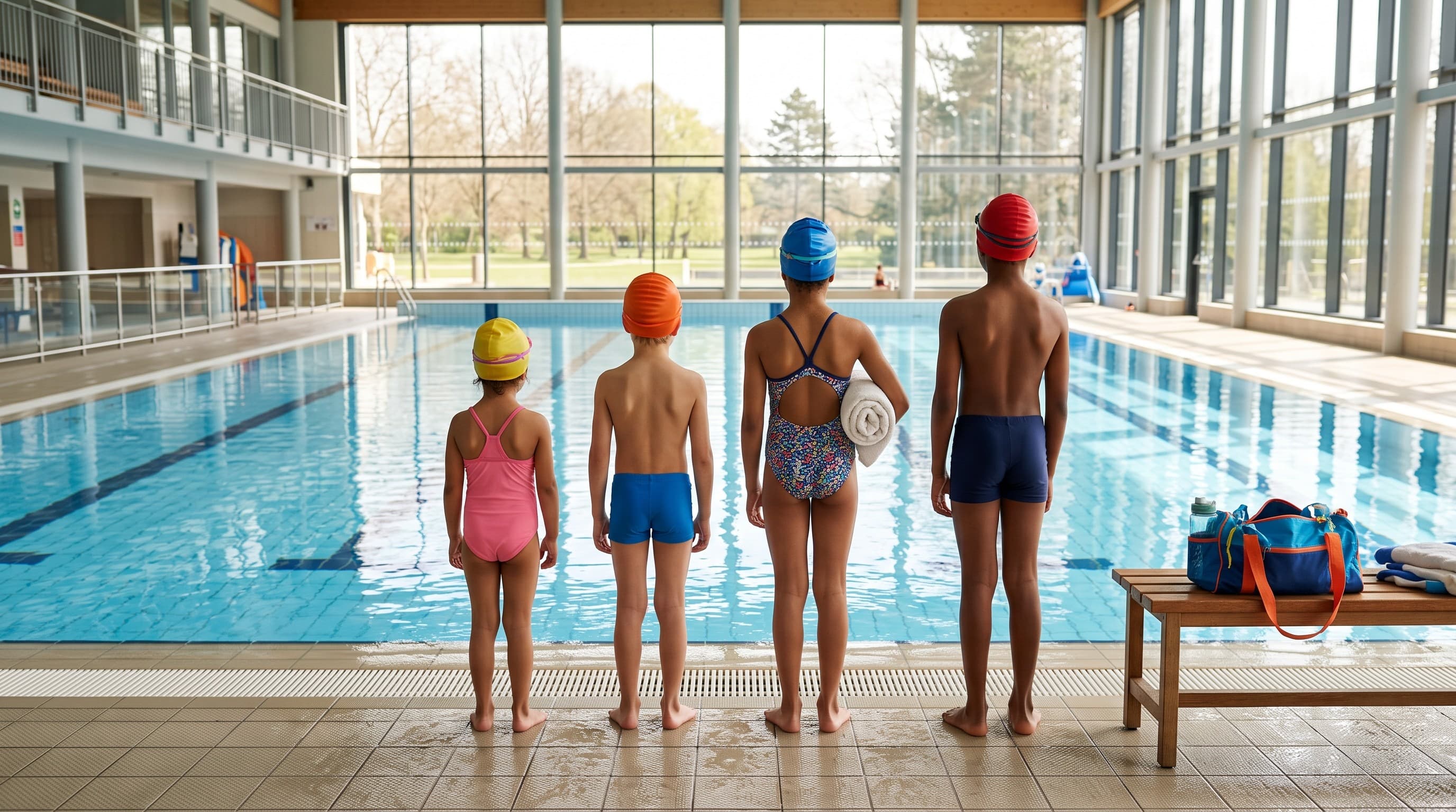 Maillots de bain et couches de bain pour votre enfant : à quoi faire attention pendant les cours de natation ?